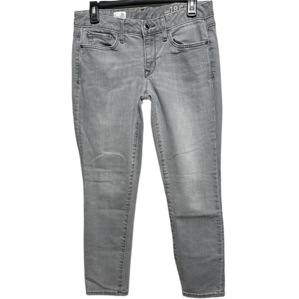 GAP 1969 Always Skinny Jeans Stormy Gray Skimmer Women’s Size 28R